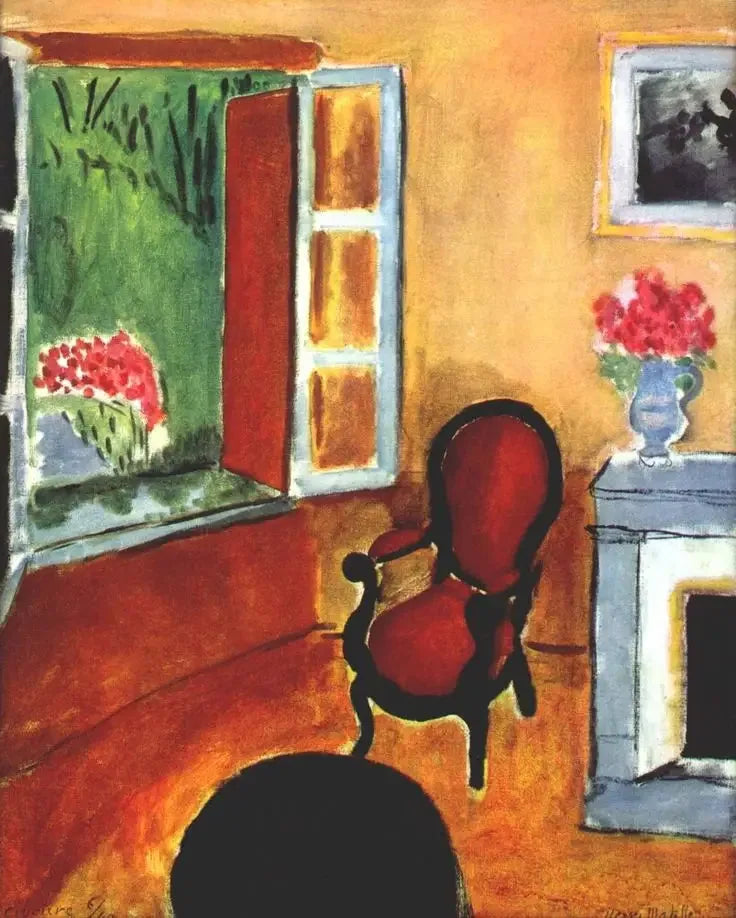 Wnętrze w Ciboure - Henri Matisse