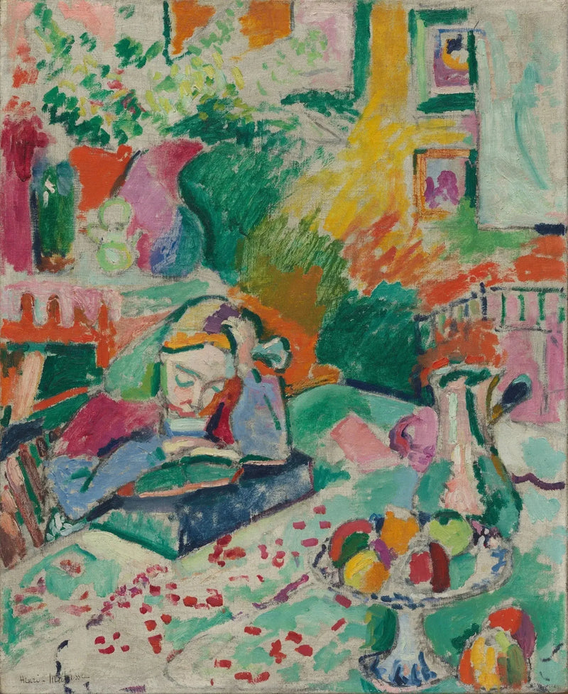 Wnętrze z dziewczynką - Henri Matisse