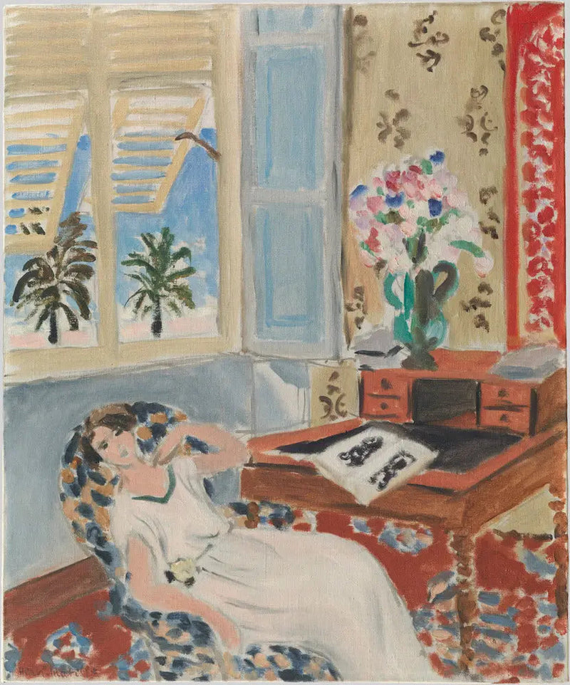 Wnętrze w Nicei, drzemka - Henri Matisse