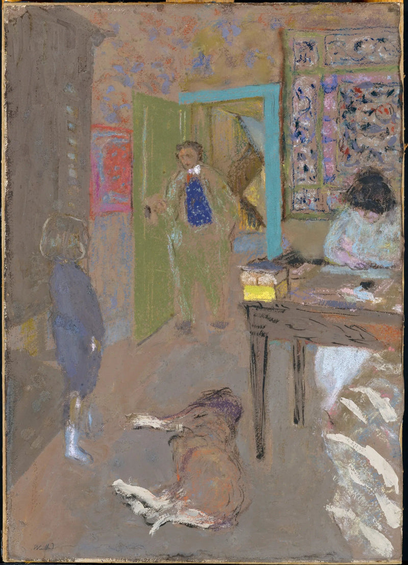 Wnętrze w Saint-Jacut - Édouard Vuillard