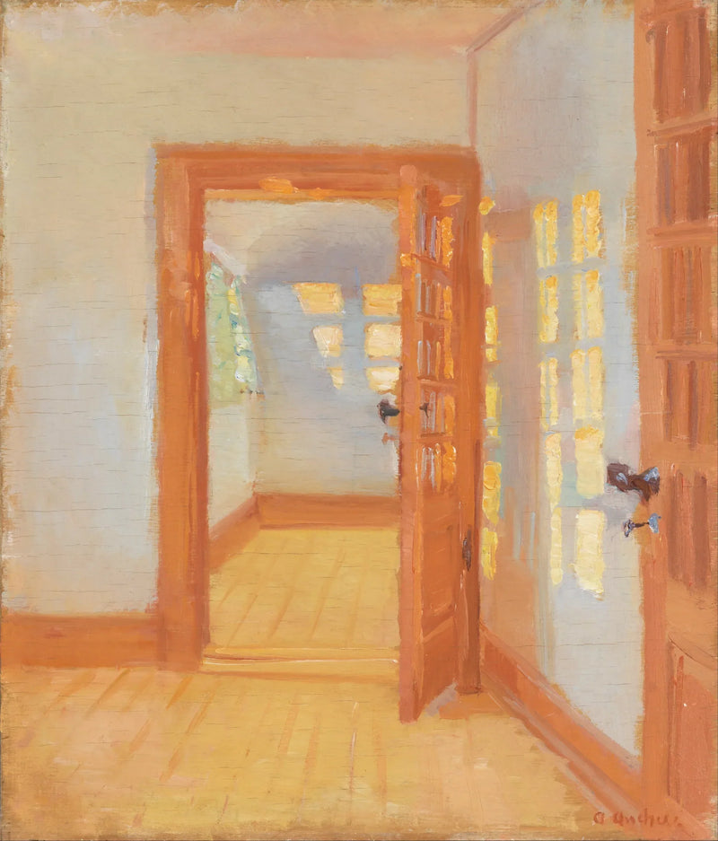 Wnętrze. Dobudówka od Brøndum - Anna Ancher
