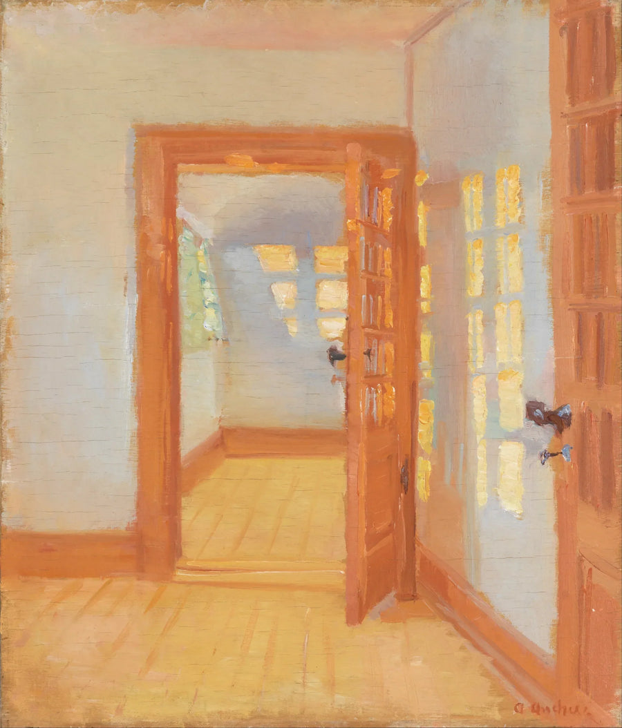 Wnętrze. Dobudówka od Brøndum - Anna Ancher