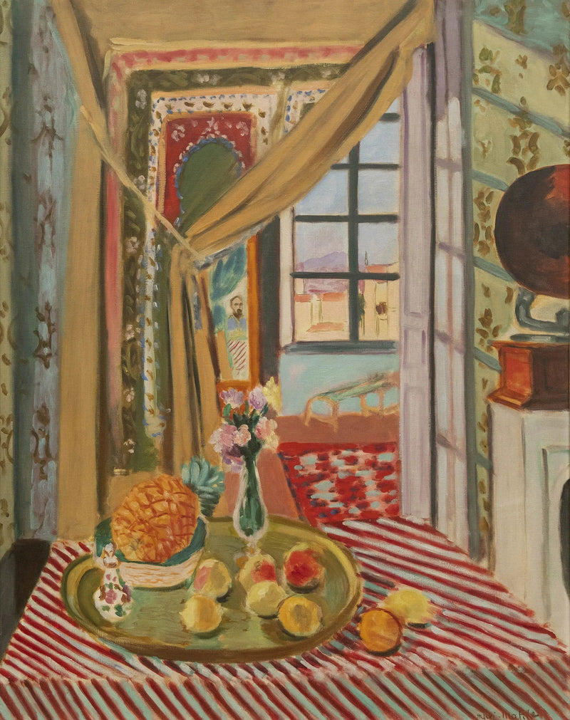 Wnętrze z gramofonem - Henri Matisse
