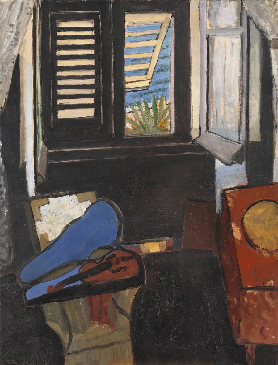 Wnętrze z wiolonczelą - Henri Matisse