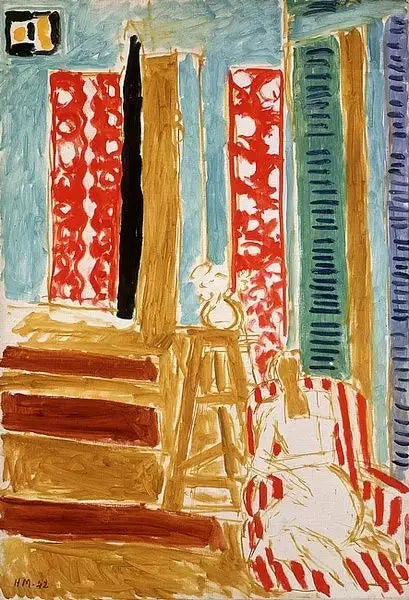 Wnętrze z promieniami słońca - Henri Matisse