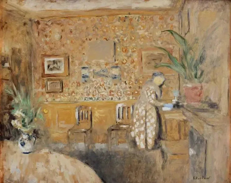 Intérieur aux deux chaises - Édouard Vuillard image 1 reproduction réalisée par Alpha Reproduction