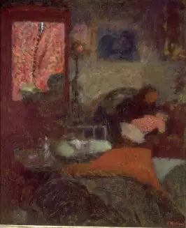 Wnętrze z matką i dzieckiem - Édouard Vuillard