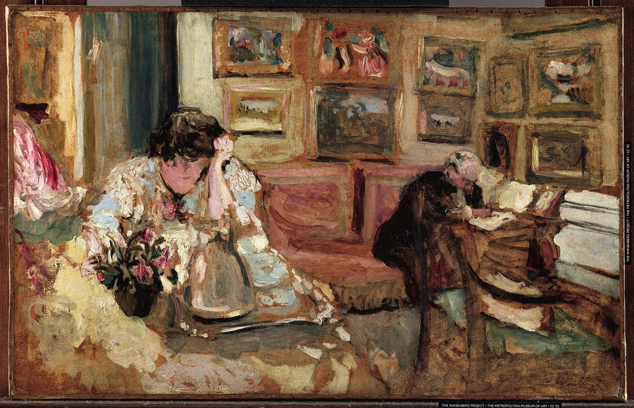 Wnętrze u pani Hessel - Édouard Vuillard