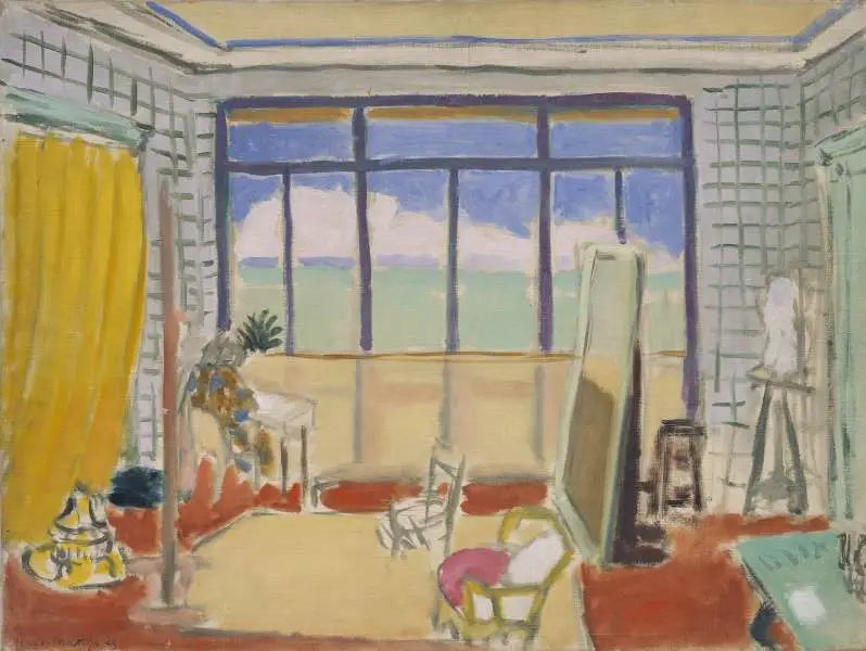 Wnętrze pracowni w Nicei - Henri Matisse