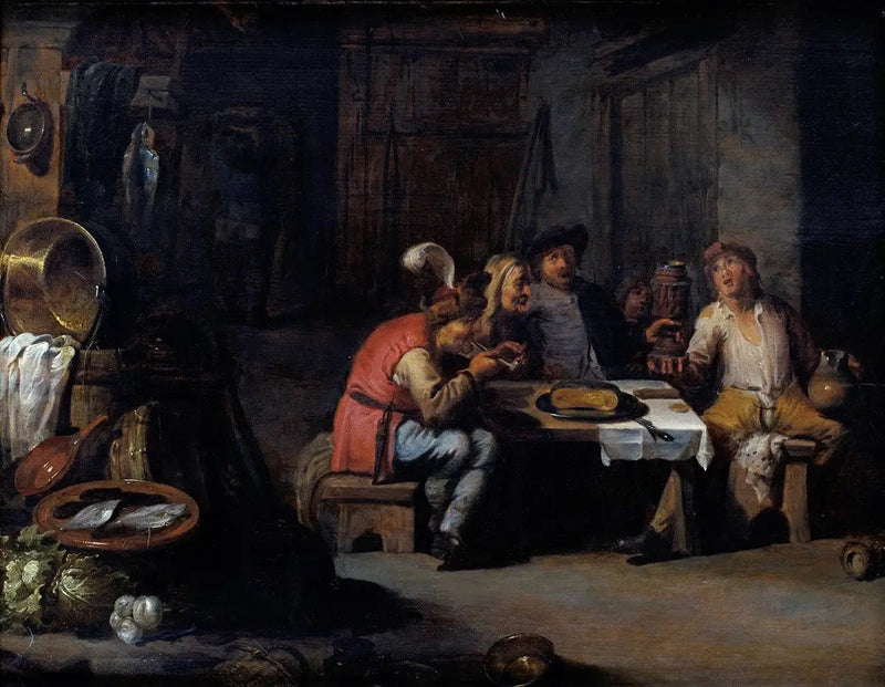 Wnętrze browaru - David Teniers Młodszy