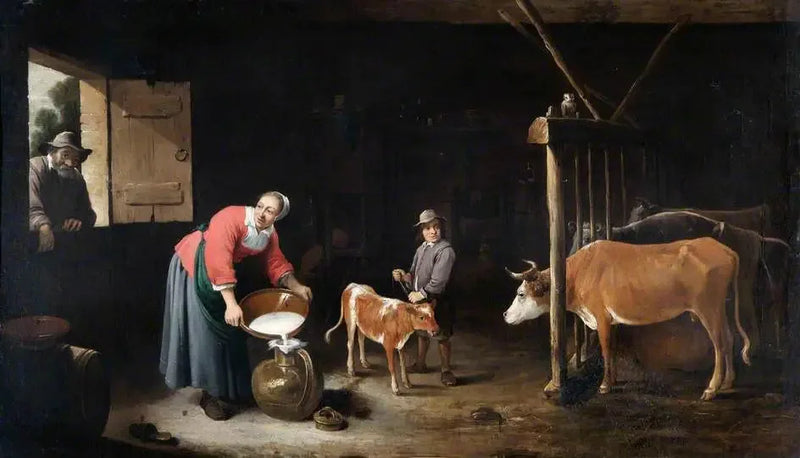 Wnętrze stodoły - David Teniers Młodszy