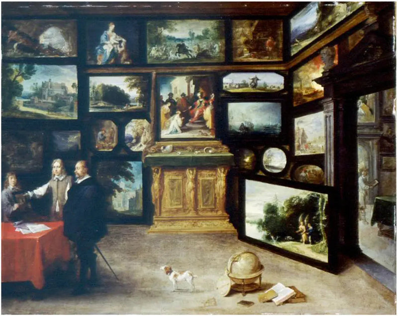 Wnętrze galerii obrazów - David Teniers Młodszy