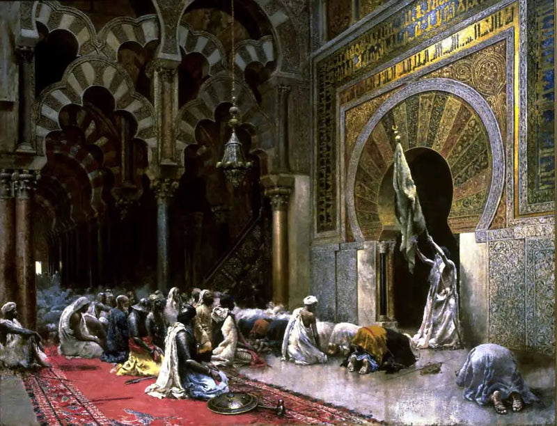 Wnętrze meczetu w Kordobie - Edwin Lord Weeks