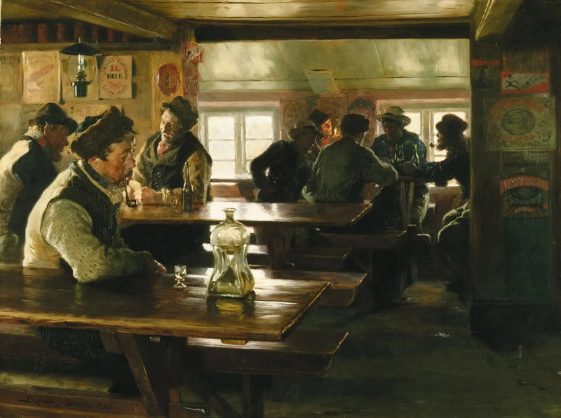 Wnętrze tawerny - Peder Severin Krøyer