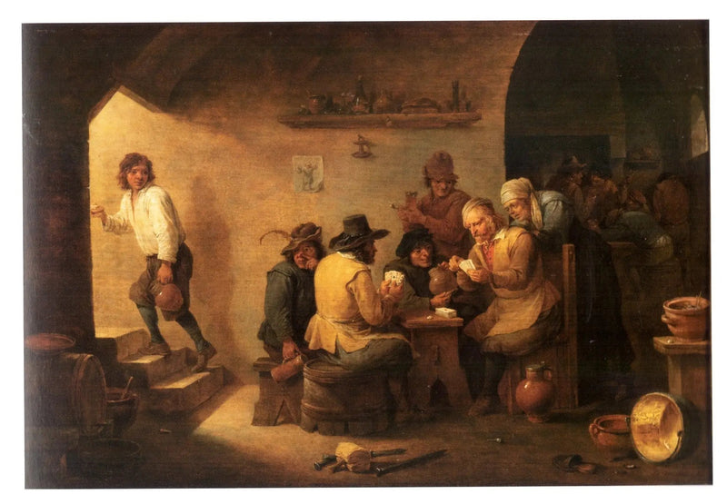 Wnętrze kabaretu - David Teniers Młodszy