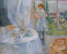 Wnętrze chaty - Berthe Morisot