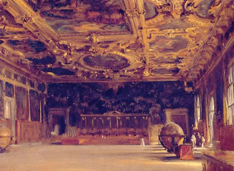 Wnętrze pałacu Dodge - John Singer Sargent