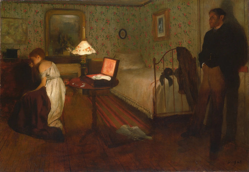 Wnętrze - Edgar Degas
