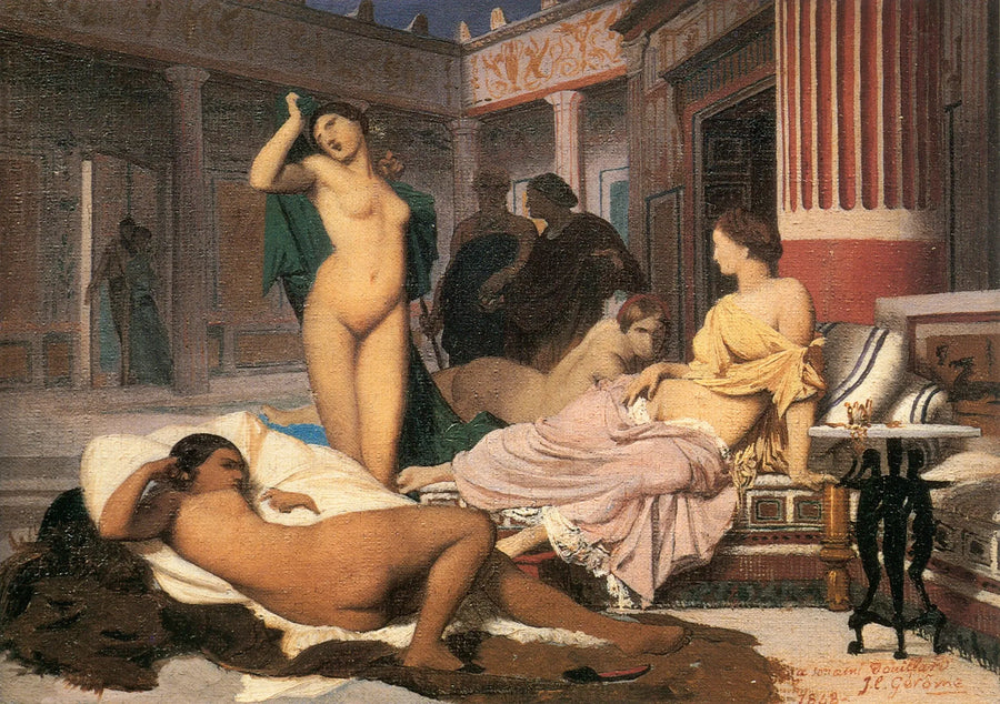 Wnętrze greckie - Jean-Léon Gérôme