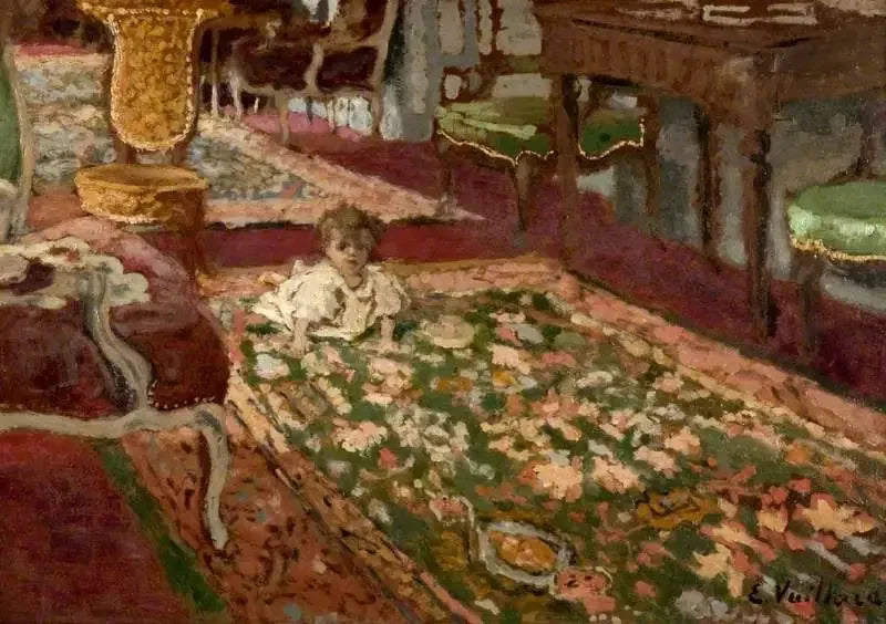 Wnętrze: Salon - Édouard Vuillard