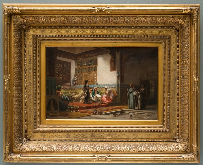Wnętrze mauresque - Frederick Arthur Bridgman