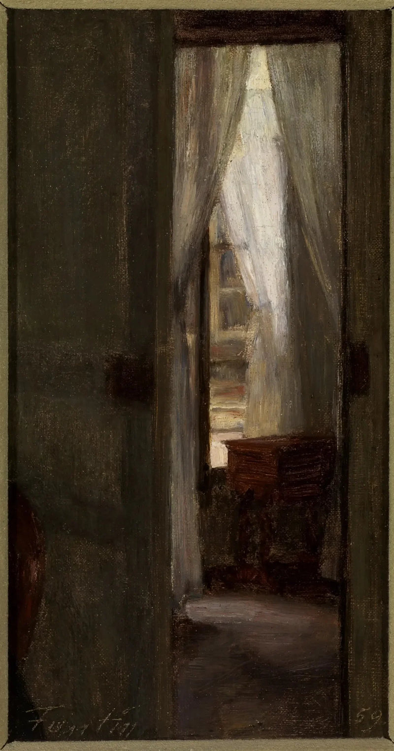 Wnętrze, ulica de Beaune - Henri Fantin-Latour