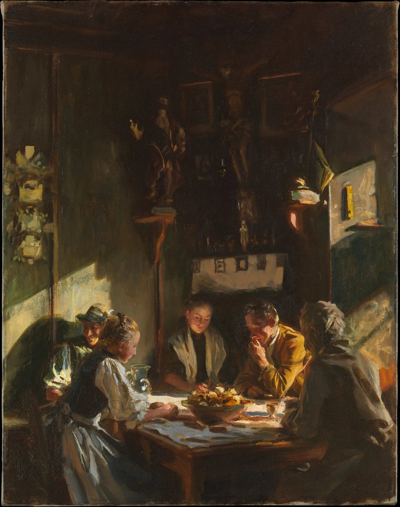 Wnętrze tyrolskie - John Singer Sargent