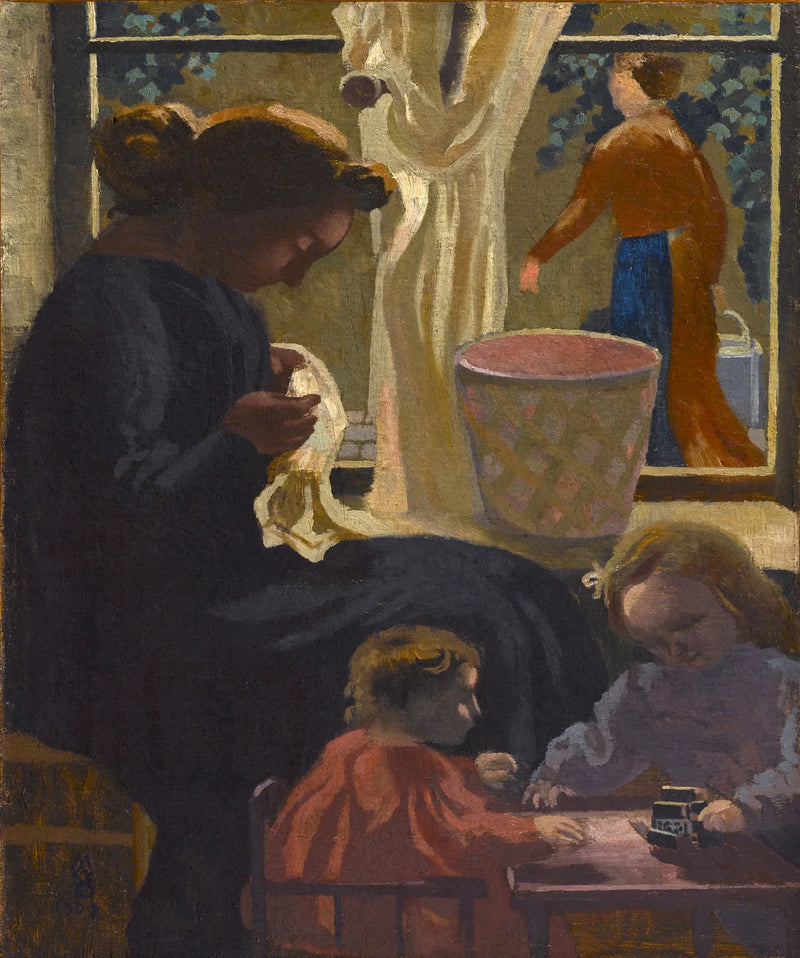 Intymność lub Szydełkarka przy oknie - Maurice Denis
