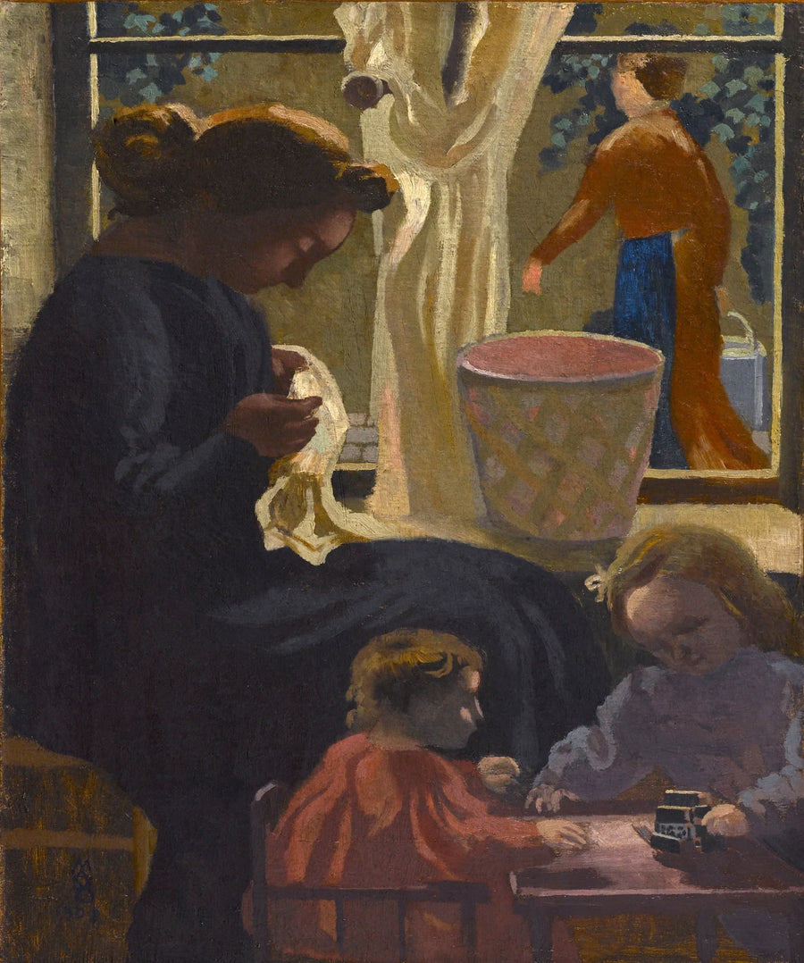 Intymność lub Szydełkarka przy oknie - Maurice Denis