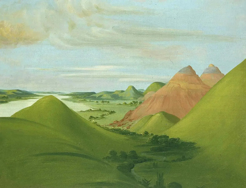 Iron Bluff, 1 200 mil od Saint Louis - George Catlin