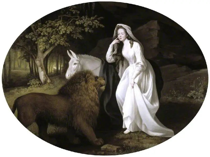 Isabella Saltonstall w roli Uny w „Faerie Queene” Spensera - George Stubbs