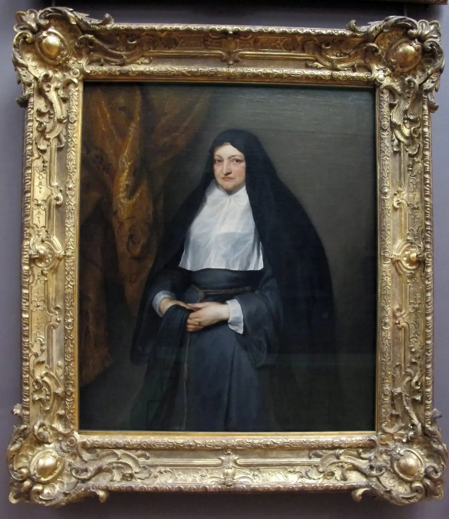 Izabela Klara Eugenia Habsburg, regentka Niderlandów, w stroju klariszy - Antoine van Dyck