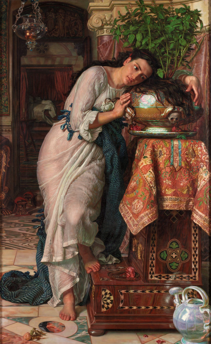 Izabela i doniczka z bazylią - William Holman Hunt