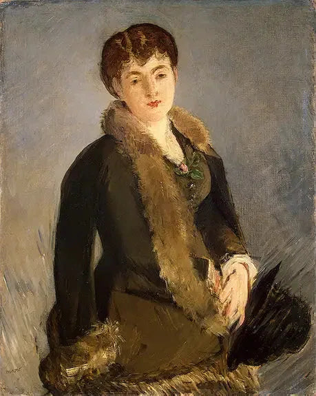 Isabelle Lemonnier Kapelusz w Ręku - Édouard Manet