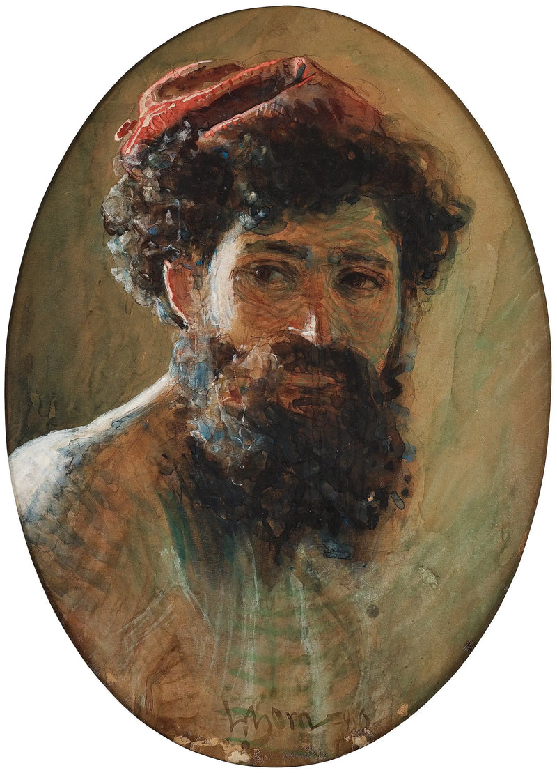 Włoch z czerwonym kapeluszem - Anders Zorn