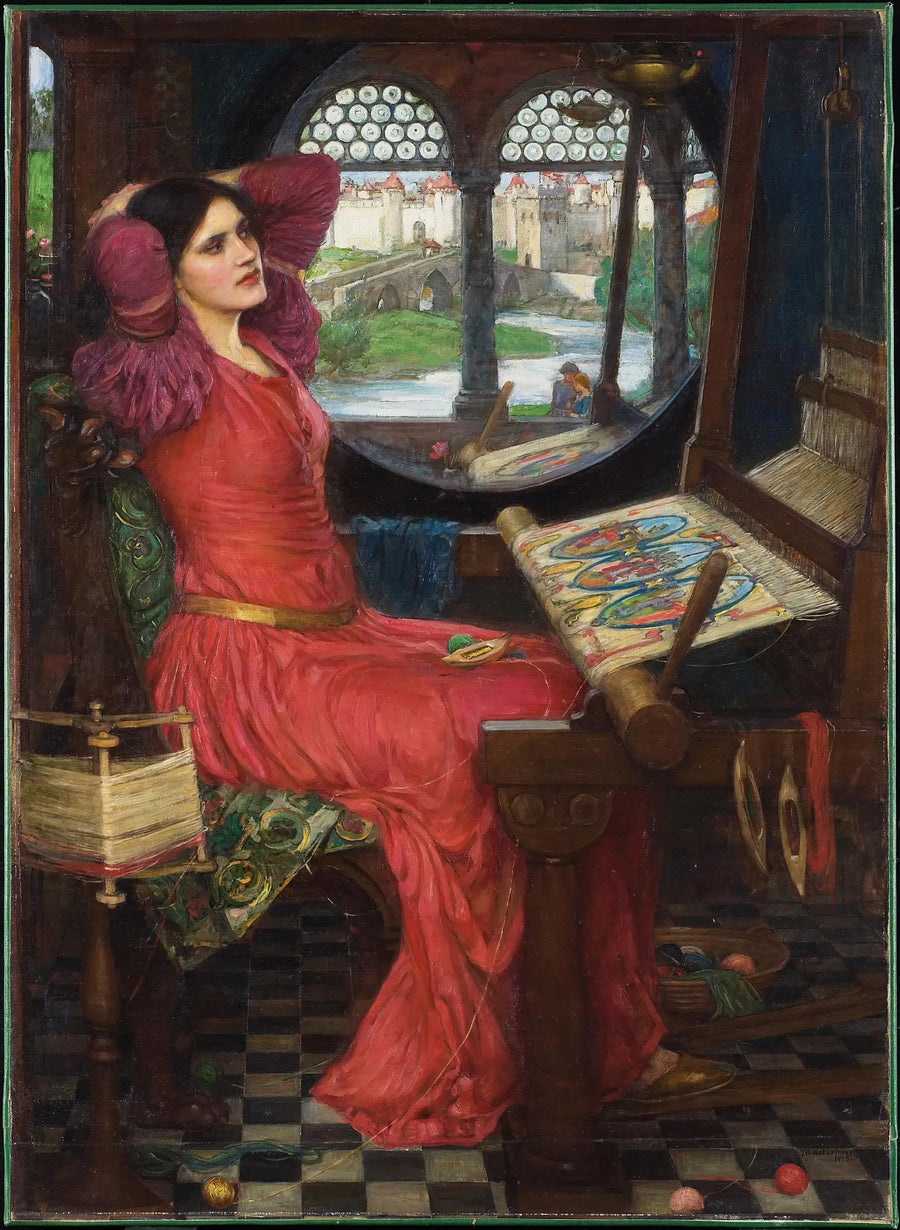 "Mam już dość cieni, powiedziała Pani z Shalott" - John William Waterhouse