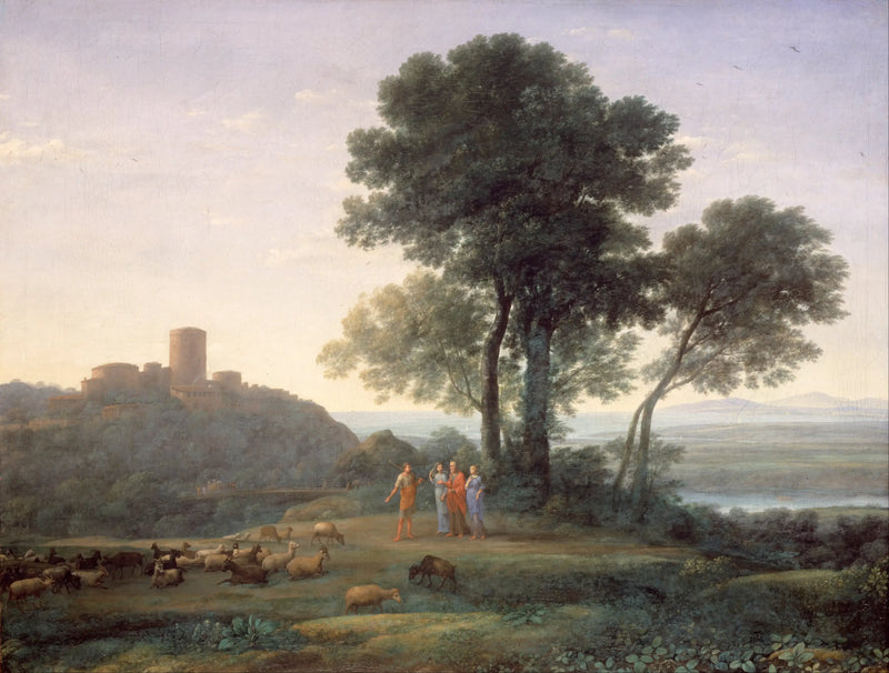 Jakub z Labanem i jego córkami - Claude Lorrain