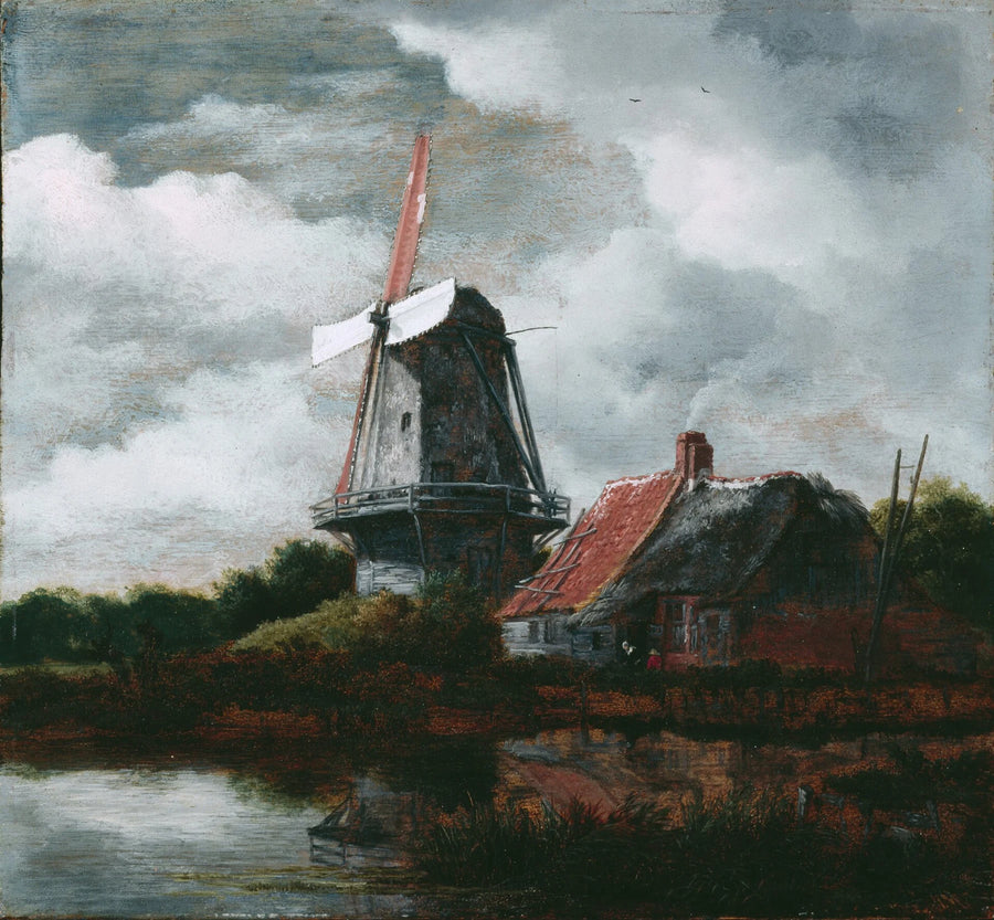 Ferme et moulin à vent - Jacob van Ruisdael