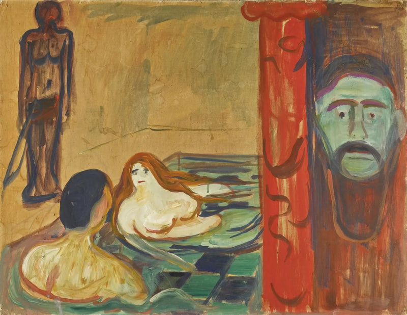 Żaluzje w kąpieli - Edvard Munch