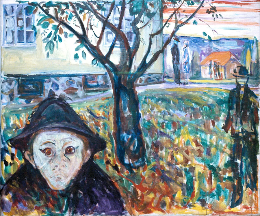 Żaluzje w ogrodzie - Edvard Munch