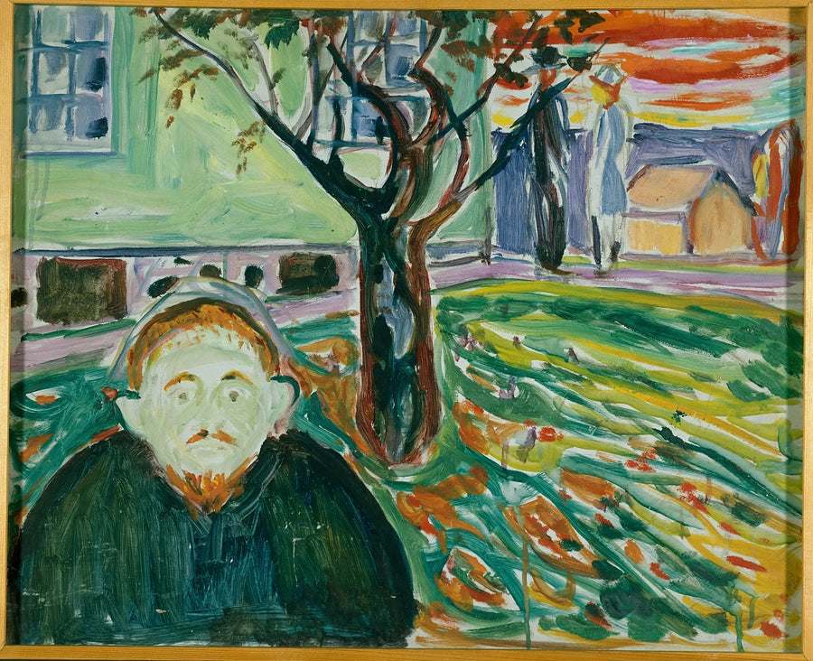 Żaluzje w ogrodzie - Edvard Munch