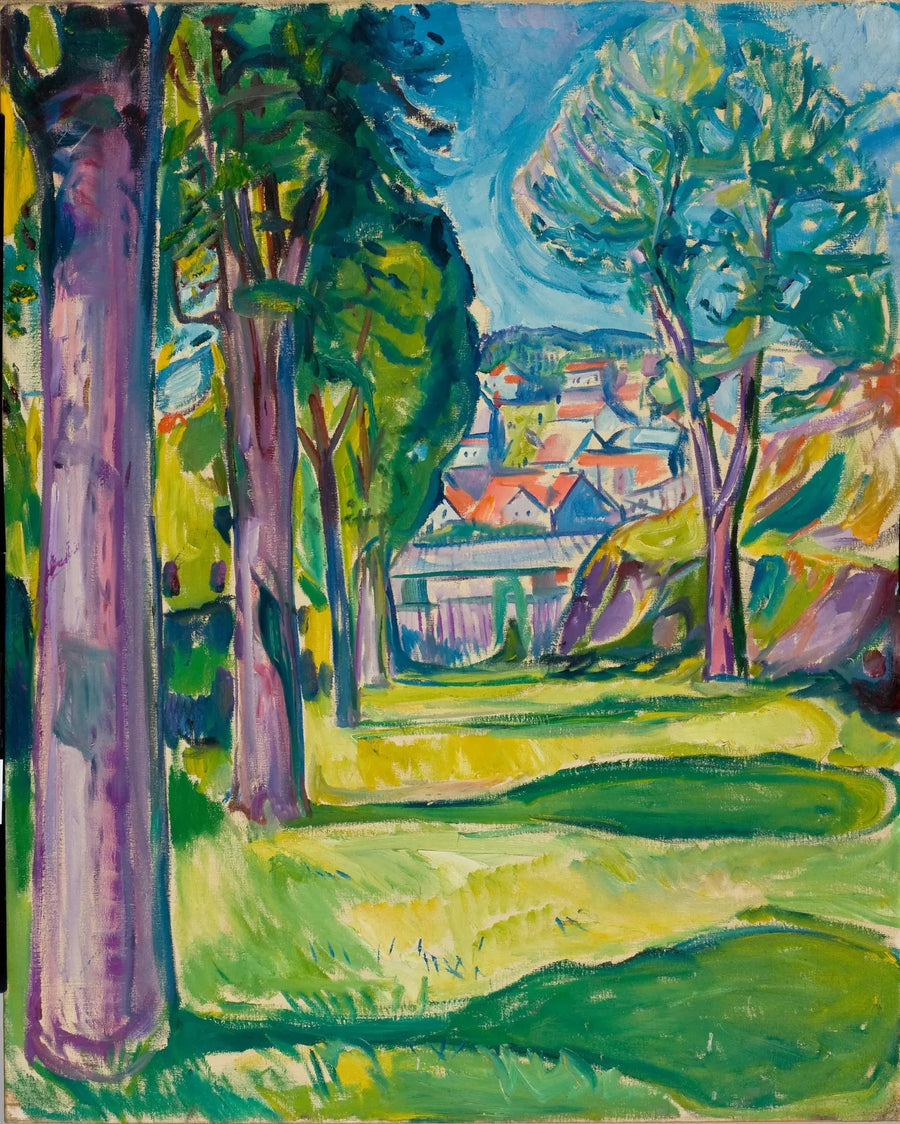 ogród w Kragerø - Edvard Munch