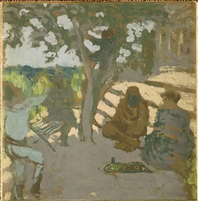 Ogród w Étang-la-Ville - Édouard Vuillard