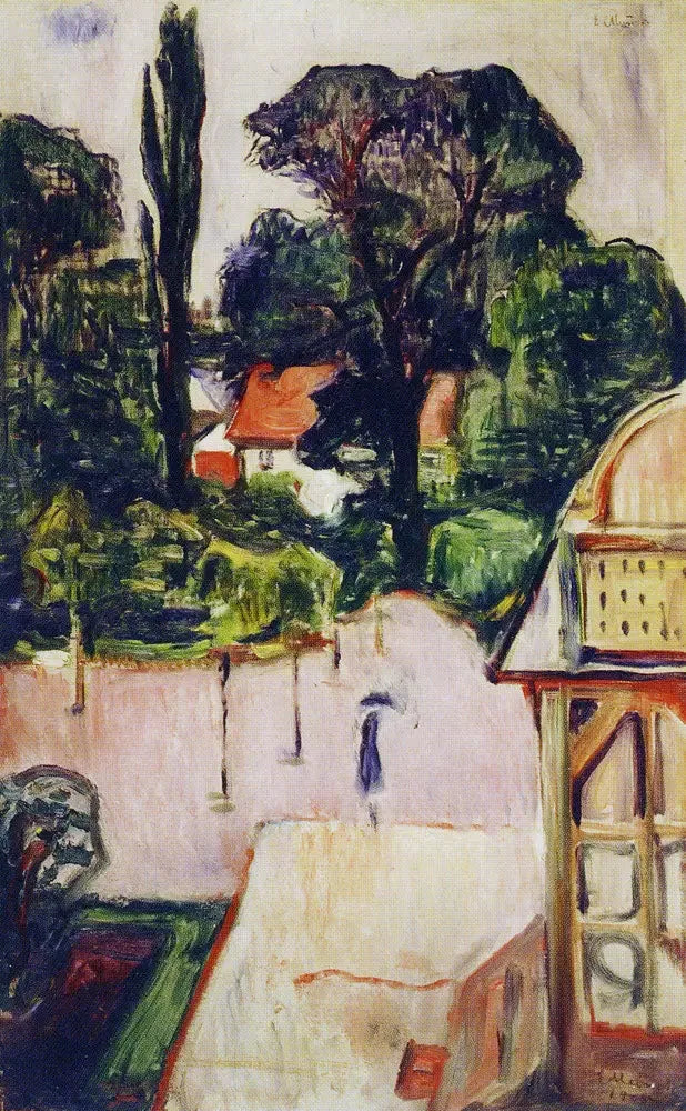 ogród w Taarbæk - Edvard Munch