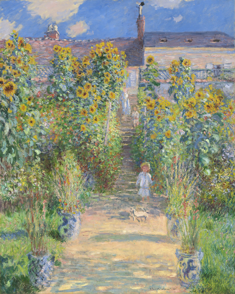 Ogród Artysty w Vétheuil W685 - Claude Monet