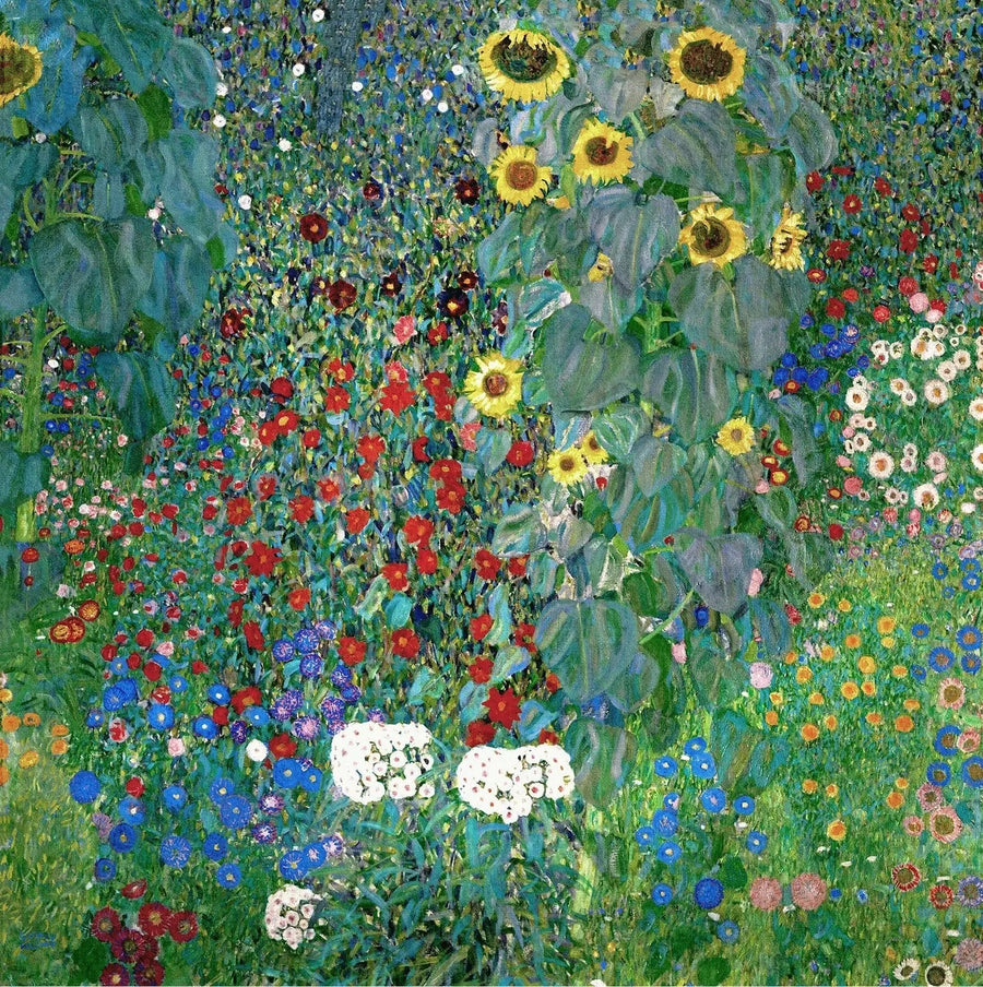 Ogród ze słonecznikami - Gustav Klimt