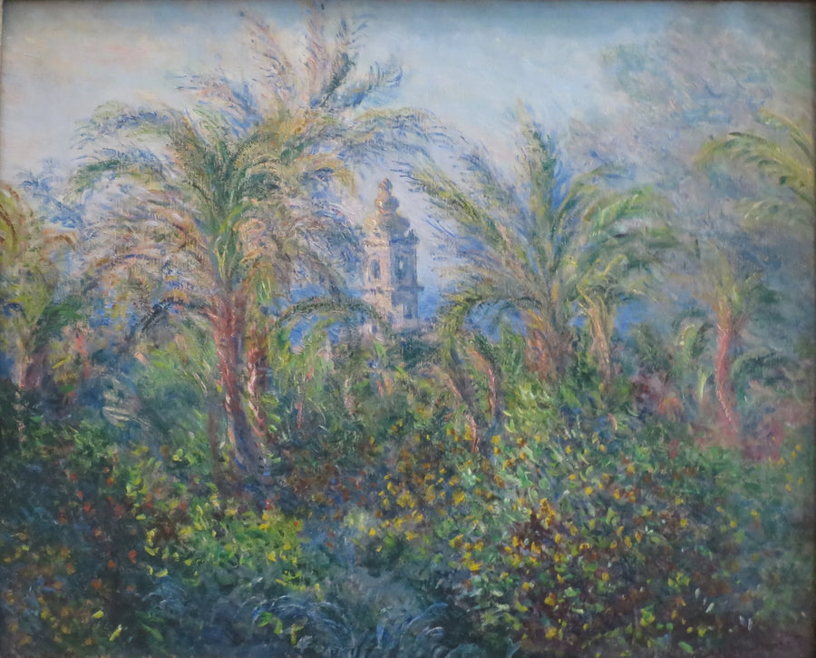 Ogród w Bordighera, poranny druk W866 - Claude Monet