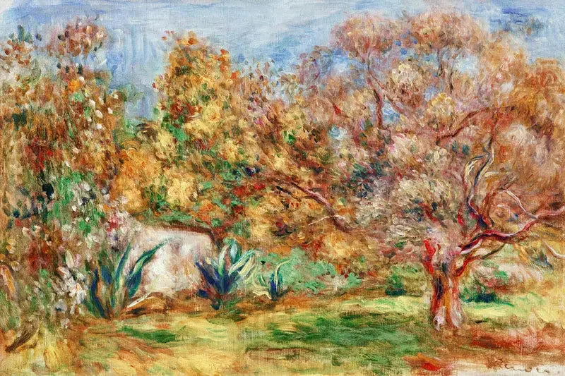 Ogród oliwny - Pierre-Auguste Renoir