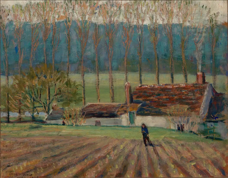 Ogród ciężarówek, Moret - Grant Wood
