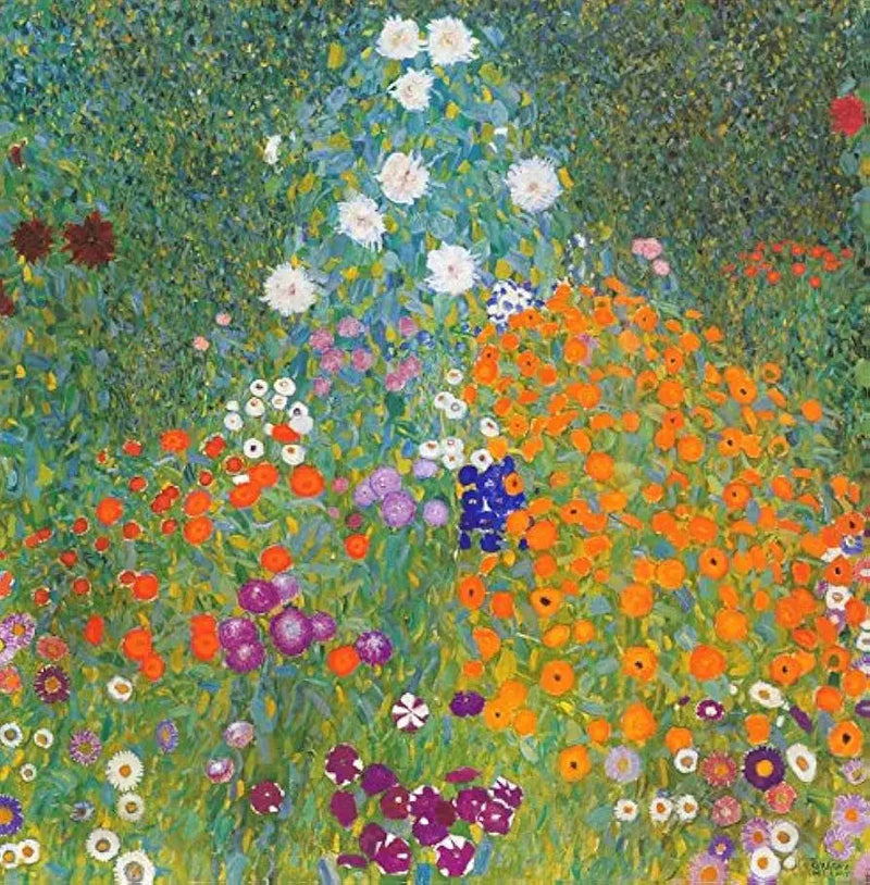 Ogród kwiatów - Gustav Klimt